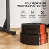 Afbeelding van SPORTNOW Olympische halterschijven set, 2 x 7,5 kg en 2 x 5 kg, zwart, voor krachttraining