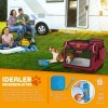 Afbeelding van TRESKO Opvouwbare Hondenbox met Lekmat, Spatel en Reflectoren, S, 50 x 34 x 34 cm