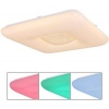 Afbeelding van Globo Trystan plafonnière - wit metaal - LED - 48409-48RGBSH