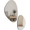 Afbeelding van Homcom Wandspiegel - Glas, MDF - 70L x 46B x 2,5H cm - Zwart