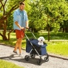 Afbeelding van PawHut Hondentrolley - Polyester, Aluminium - 80L x 48,5B x 106H cm - Blauw
