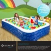 Afbeelding van KESSER® Opblaasbaar Zwembad voor Kinderen en Volwassenen 240 x 142 x 56 cm Familiebad Pool zwembadje