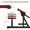 Afbeelding van SPORTNOW Beinstrecker van staal, kunstleer - 105L x 95B x 80H cm - Zwart