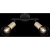 Afbeelding van Globo - Moderne Plafondlamp Zwart - H:20cm - E14 - Voor Binnen - Metaal