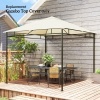Afbeelding van Outsunny Vervangend Polyester Dak - 298L x 295B cm - Crèmewit