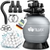 Afbeelding van tillvex® Zandfilter voor Zwembad zonder Pomp + Filterballen | Inclusief Adapter Ø32-38mm