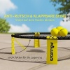 Afbeelding van SPORTNOW Roundnet Set met net, 3 ballen, draagtas en pomp voor tuin, park, strand en binnen