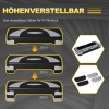 Afbeelding van HOMCOM opstapbord - kunststof - 80L x 31B x 20H cm - zwart