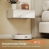 Afbeelding van HOMCOM Set van 2 Wandgemonteerde Nachtkastjes met Lade, Hoogglans Wit, 40 x 30 x 14 cm