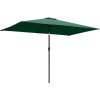 Afbeelding van Outsunny Terrasparasol - Polyester, Metaal - 300L x 200B x 235H cm - Groen