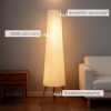 Afbeelding van HOMCOM Dimbare LED Staande Lamp met Driepoot in Wit voor Woonkamer en Slaapkamer