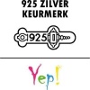 Afbeelding van Yep! Bangle dop 4 mm ovale buis - 52 mm - Zilver