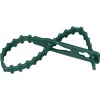 Afbeelding van Set van 6 plantensteunen met ring - 60 cm - inclusief plantenbinders - groen