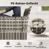 Afbeelding van Outsunny Rattan Loveseat - PE-rattan, staal - 115L x 63B x 85H cm - Lichtgrijs