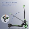 Afbeelding van HOMCOM E-Scooter van versterkt nylon en aluminium - 71L x 36,5B x 75-80H cm - Groen/Zwart