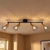 Afbeelding van Moderne plafondlamp Globo - Zwart - H:20,5cm - E14 - Voor binnen - Metaal