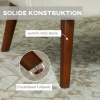 Afbeelding van HOMCOM Fauteuil met rugleuning en afgeronde armleuningen, crèmewit, voor woonkamer en slaapkamer