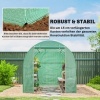 Afbeelding van Outsunny Kasafdekking - PE - 400L x 200B x 200H cm - Groen