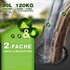 Afbeelding van Tillvex® parasolstandaard 90L / 120kg – 4-delig voor lantaarnpaal, vulbaar met water of zand