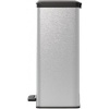 Afbeelding van Curver Decobin Prullenbak - 65L - Rechthoekig - Zilver Metallic