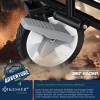 Afbeelding van KESSER® Bolderkar opvouwbare Bolderwagen | incl. 2 netzakken Strandkar | PVC banden | tot 80 kg draa