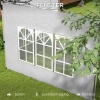 Afbeelding van Outsunny Zijwanden voor partytent - Oxford, kunststof - 295B x 195H cm - Lichtgrijs