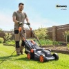 Afbeelding van Outsunny Elektrische Grasmaaier 1200 W, 34 cm, 35L opvang, mulchfunctie, 6 maaihoogtes