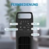 Afbeelding van HOMCOM Torenventilator van ABS Zwart