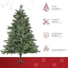 Afbeelding van HOMCOM Kerstboom PVC, PE, Metaal Ø75 x 150H cm Groen
