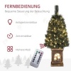 Afbeelding van HOMCOM Kunststof Kerstboom, Staal, 45 cm diameter x 90 cm hoog, Groen