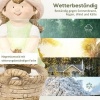 Afbeelding van Outsunny Tuinbeeld van Magnesiumoxide 20L x 30B x 40H cm Meerkleurig