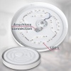 Afbeelding van B.K.Licht Plafondlamp - Wit - Metalen frame - Ø38cm - LED - 4.000K - 3.000Lm - 24W
