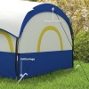 Afbeelding van Outsunny Campingtent Oxfordstof, Fiberglas - 435L x 251B x 195H cm - Donkerblauw + Wit