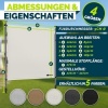 Afbeelding van Tillvex verticale zonwering, 120 x 310 cm, beige, met handslinger, zonder boren, uittrekbaar
