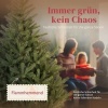 Afbeelding van HOMCOM Kunststof Kerstboom met Metaal, 130L x 130B x 180H cm, Groen