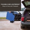Afbeelding van Outsunny Blau Metalen Ligstoel van Polyester