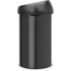 Afbeelding van Brabantia Touch Bin Prullenbak - 60 liter - Mat Zwart
