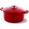 Afbeelding van BK Bourgogne Braadpan 24cm - 4.2l - PFAS-vrij - Inductie - Ovenbestendig tot 230°C - Chili Rood