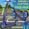 Afbeelding van RE:SPORT Citystep Kinder- en Volwassenenstep - Inklapbaar, Verstelbaar, 200mm Wielen