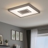 Afbeelding van Briloner Leuchten - LED-plafondlamp met achtergrondverlichting, 22W, 3000 lumen, wit/mat nikkel