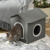 Afbeelding van PawHut kattenhuis met zacht kussen D30-630V00