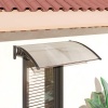 Afbeelding van Outsunny Polycarbonaat en Aluminium - Witte Overkapping 89L x 122B x 24H cm