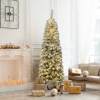 Afbeelding van Coast Kunstkerstboom 250 LED - 180 cm - Besneeuwd - Potloodvorm
