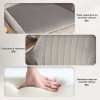 Afbeelding van HOMCOM Barkruk 50,5x50x107cm Fluwelen Grijs (100% polyester)