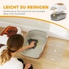 Afbeelding van Pawhut Harde Dierenvervoerder - Kunststof, Staal - 49L x 32B x 31H cm - Lichtgrijs