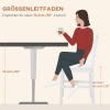 Afbeelding van HOMCOM Set van 2 Eetkamerstoelen, Witte Keukenstoelen van Grenenhout, 41 x 46,5 x 85,5 cm