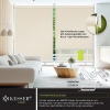 Afbeelding van KESSER® Verticale zonwering, verticale luifel, balkonluifel, inkijkbescherming, zonwering, zijrolgor