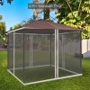 Afbeelding van Outsunny - Klamboe voor 3 x 3 m Tuinhuisjes - Beige