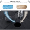 Afbeelding van HOMCOM Bokszak Set - Staal - 43x43x144cm - Zwart
