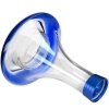 Afbeelding van DILAW® Tornado shisha-glazen vaas, vervangglas zonder schroefdraad, kleur: blauw